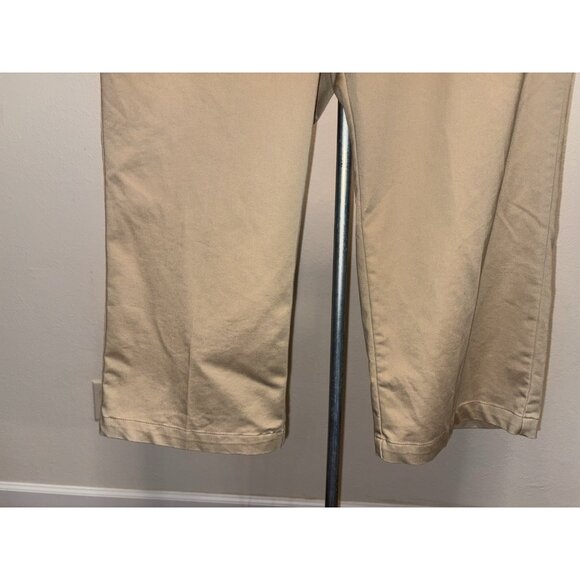 Dockers Stretch Women Size 16 34X22 Capri Pants Beige Stretch Comfy - Picture 2 of 10